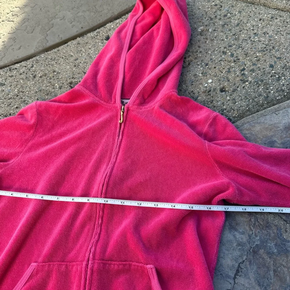 ✨2000’s Juicy Couture hot Pink zip up - Picture 7 of 7